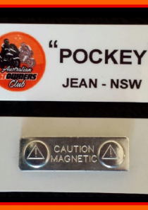OzSTOC Magnetic Name Badge (TEMPORARILY UNAVAILABLE)